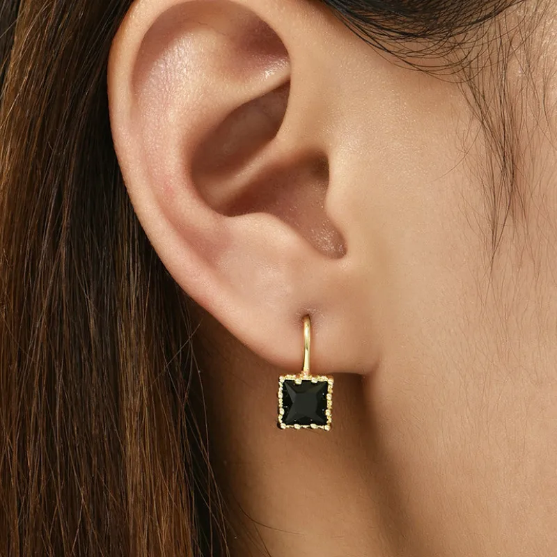 

Square Pendant Earrings New Simple Fashion Jewelry 2021 for Women