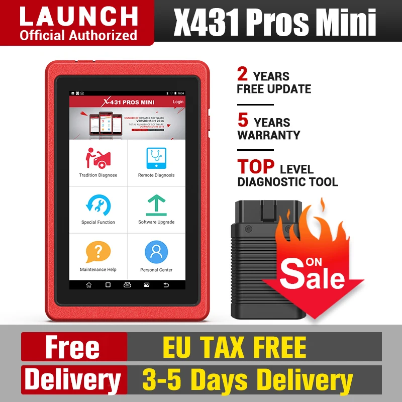 Launch X431 Pros мини диагностический Автомобильный сканер Профессиональный