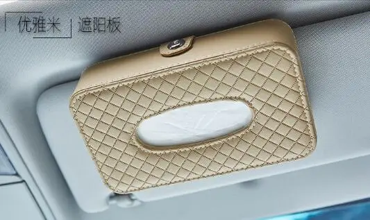 Автомобильный тканевый ящик из искусственной кожи козырек от солнца коробка