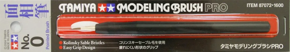 

Tamiya 87072 Modeling Brush PRO, Pointed Brush #0,