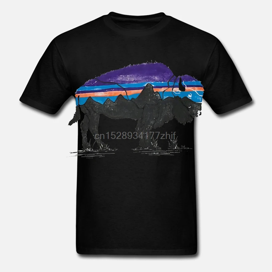 Мужская футболка Fitz Roy Bison Шитье|Мужские футболки| |