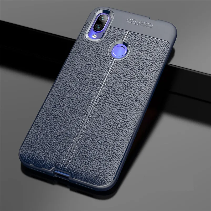 Синий Силиконовый чехол для спортивной камеры Xiao mi Red mi 3 4A 4X5 плюс 6A 7 S2 Go Note 4 5A 5 6 7 Pro mi A1 5X A2 8 Lite 9 SE F1 играть личи кожаный чехол - Цвет: Синий