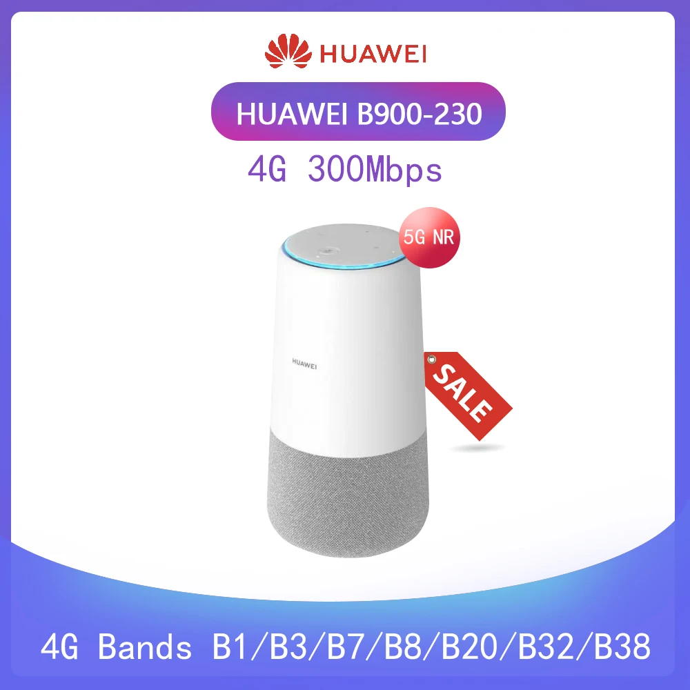 Разблокированный huawei AICube B900 230 4G LTE FDD B1/B3/B7/B8/B20/B32/B38 маршрутизатор динамик со