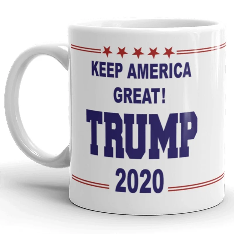 24 шт Make America Great Again Trump домашняя Рождественская керамическая чашка 2020 кружка для