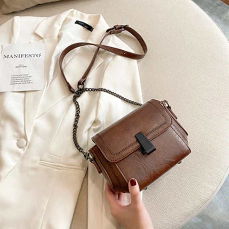 

Bag female bag 2020 new Korean version of the wild one-shoulder diagonal cross-net red small bag messenger shoulder bag