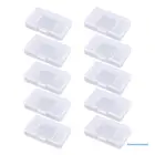 10 шт.лот прозрачный пластиковый чехол для картриджа игровых карт пылезащитный чехол для игры GBA