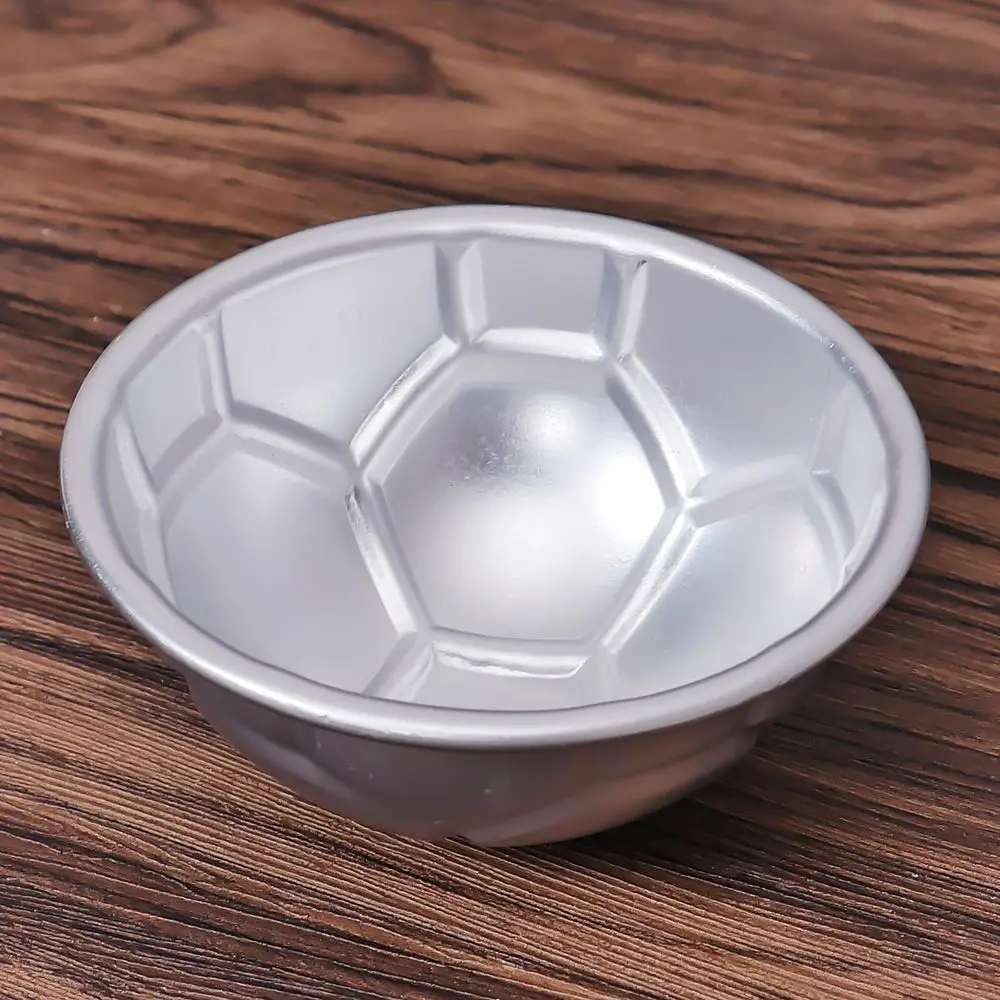 2 шт./компл. 3D Футбол Форма торта AluminumBall Сфера нетоксичный пресс форма для шоколад