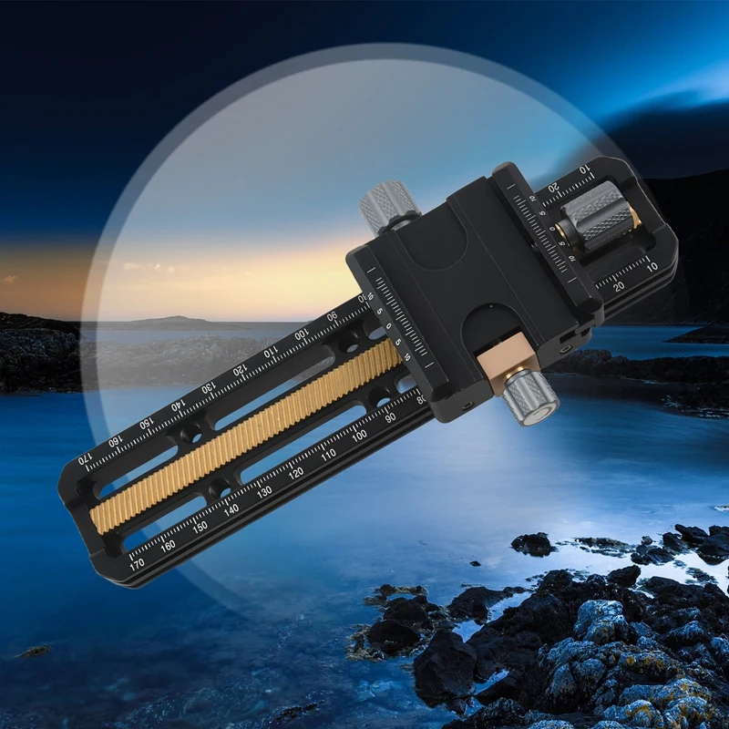 RISE-Macro Focusing Rail Slider Close-Up Shoot Head with Arca-Swiss Fit Clamp Quick Release Plate for Tripod MR-180 180Mm | Электроника