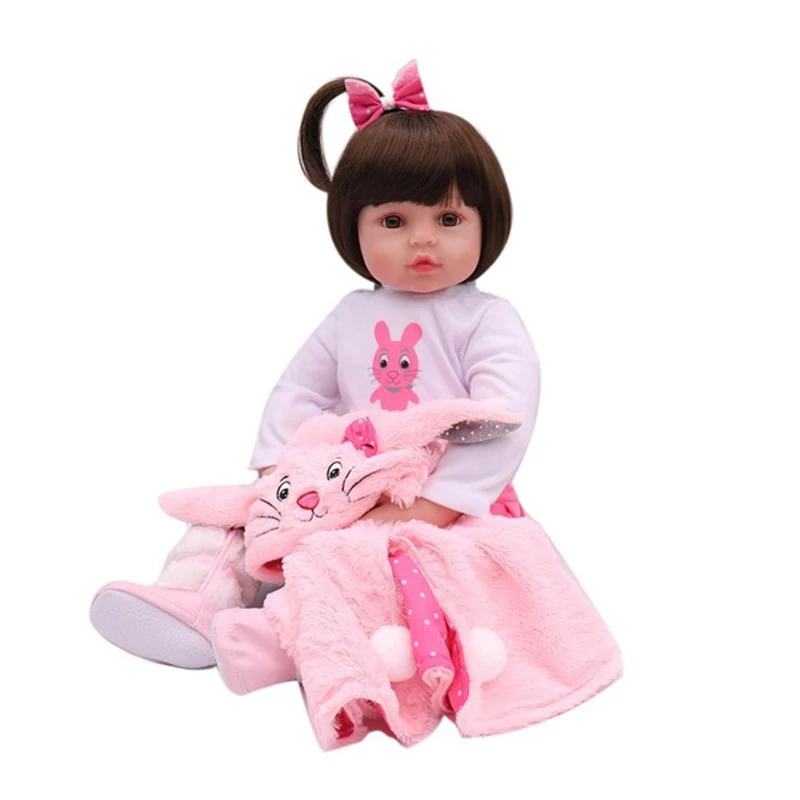 Гиперреалистичный Пупс одежда розового цвета для девочек костюм принцессы