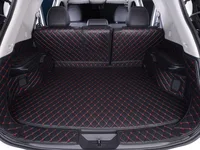 luxury fiber leather car trunk mat for nissan x-trail rogue 2013 2014 2015 2016 2017 2018 2019 2020 car accessories
