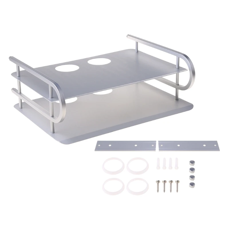 

Metal Wireless Wifi Router Storage Box Telephone Storage Rack Wall Mounting TV Set-Top Box Holder Rack Metal Shelf Bracket