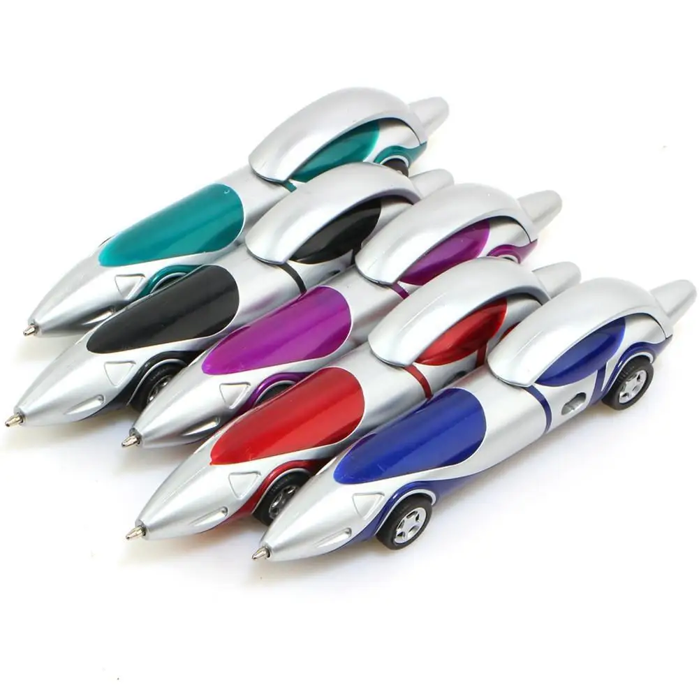 

1 Pcs Novelty Design Cartoon Car Shape Ballpoint Pen Racing Funny Student Supplies Gift Stationery Toy Portable School Chil A6V3