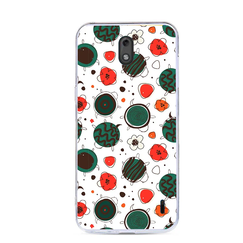 EVTDASDL TPU Case For Nokia 2 TA-1029 TA-1035 Silicone Paint Fashion Patterned Soft Cover Back Covers Shell Bag |