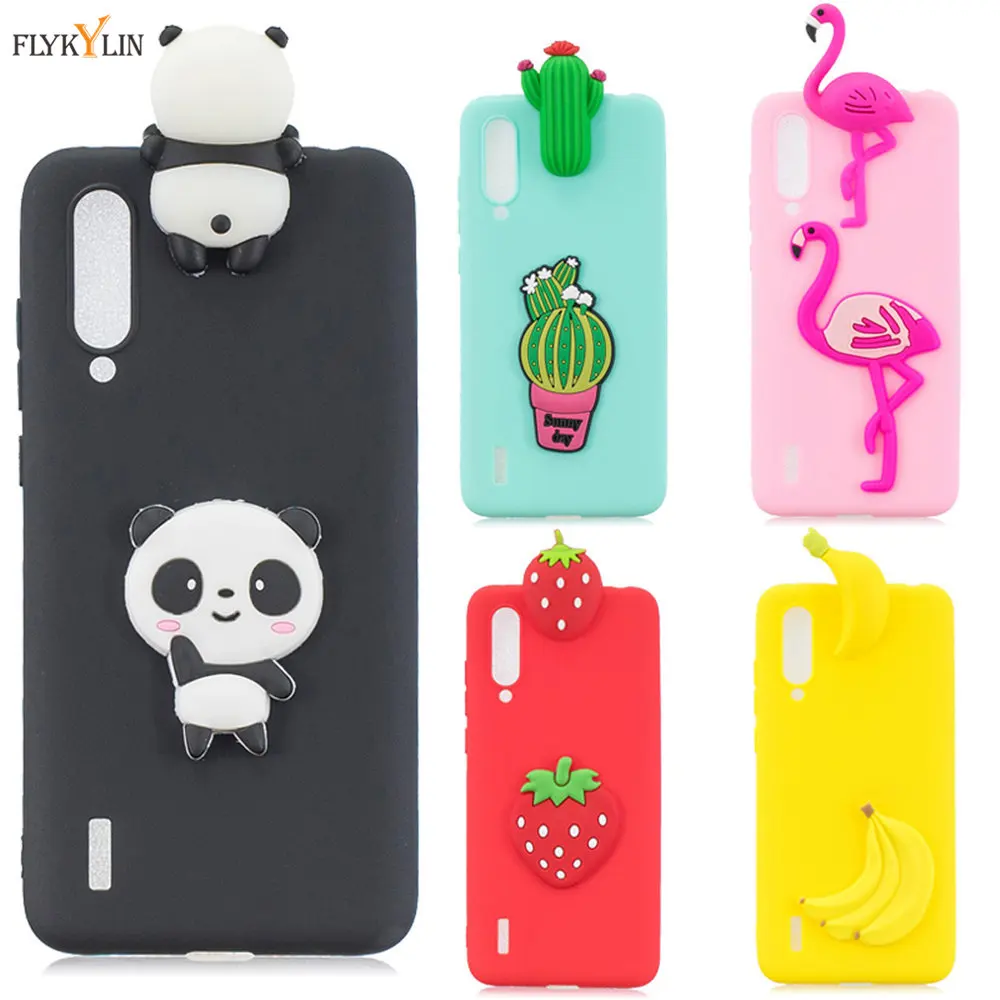 Mi A3 силиконовый чехол на СПС Xiaomi mi Lite для Coque CC9 CC9E 3D кукла игрушка Единорог Мягкие