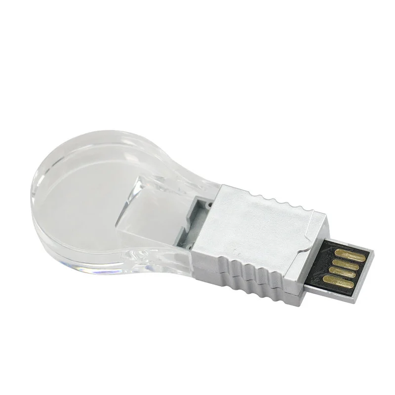 Светильник в форме лампы USB флеш-накопитель светодиодный флеш-накопитель Подарочная флеш-карта 4 ГБ 8 ГБ 16 ГБ 32 ГБ Флешка USB флешка USB 2,0 Флешка USB накопитель