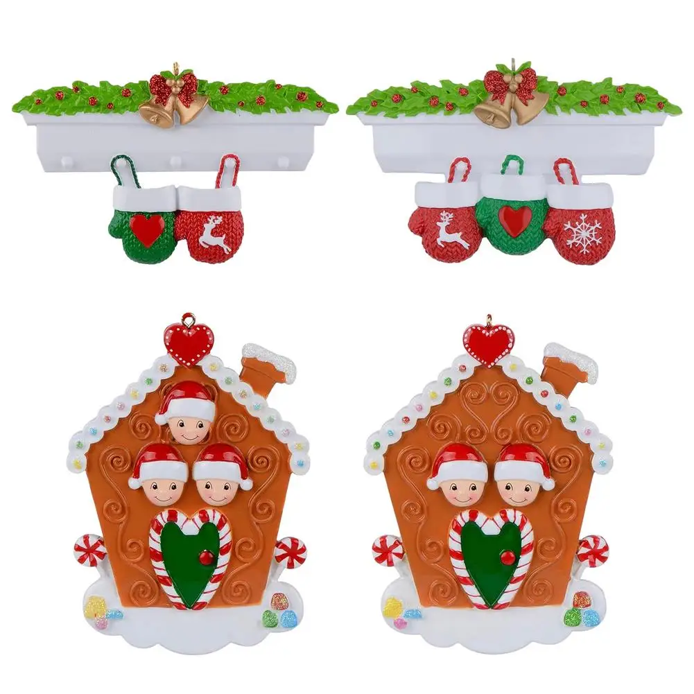 

2021 Christmas Ornaments Resin Christmas Tree Pendant Home Decor New Year 2022 Xmas Gift Goods Garden Home Supplies Decoration