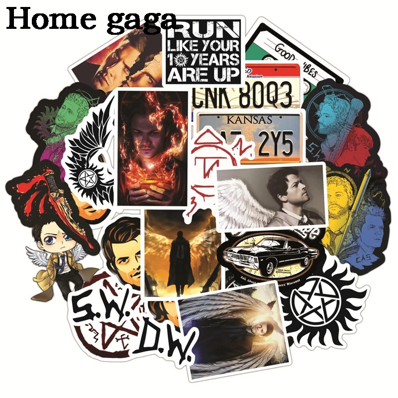 

Homegaga 50PCS/SET Supernatural kids toy stickers for DIY scrapbooking album laptop phone notebook guitar decals stickers D3176