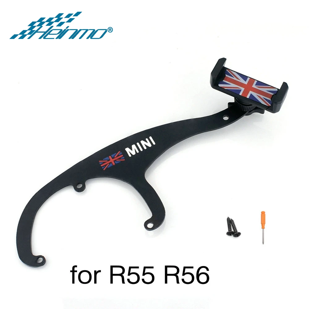 R55 R56 R57 Red Jack Аксессуары для MINI Countryman R55 R57 R60 R61, автомобильный держатель для телефона MINI Cooper F56 F55 F60 Clubman F54, кронштейн для MINI R56 - Цвет: R55 R56 R57 Red Jack