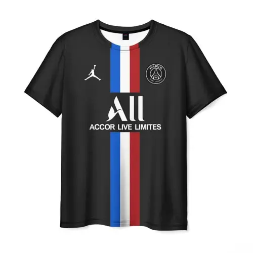 Мужская футболка 3D Neymar UCHL altrernative 19 20|Мужские футболки| |