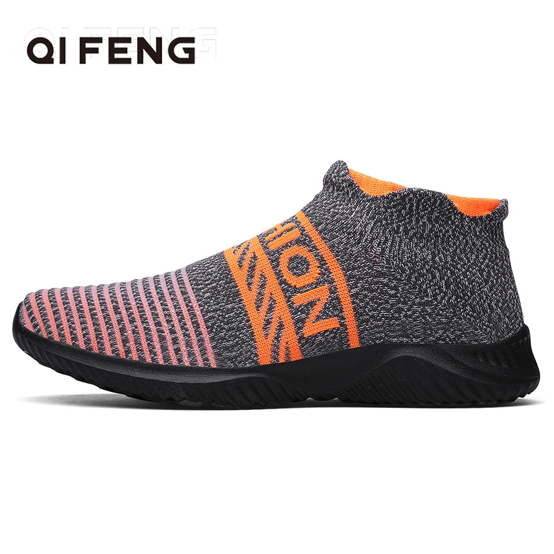 

2022 Fashion Men Women Fitness & Cross-Training Shoes Slip on Jogging Sneakers Trendy Footwear Indoor Barefoot Sock Sports Shoes