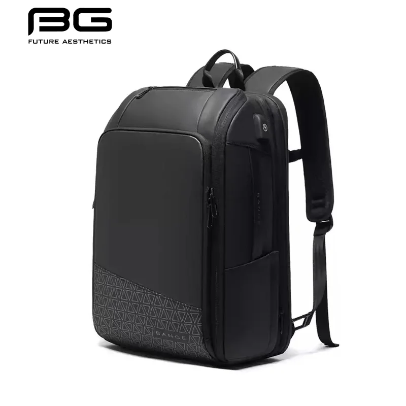 

BANGE Men 15.6" Laptop Travel Business Backpacks Scalable Large Capacity Anti-theft Male Women Luxury Luggage Tote Bags