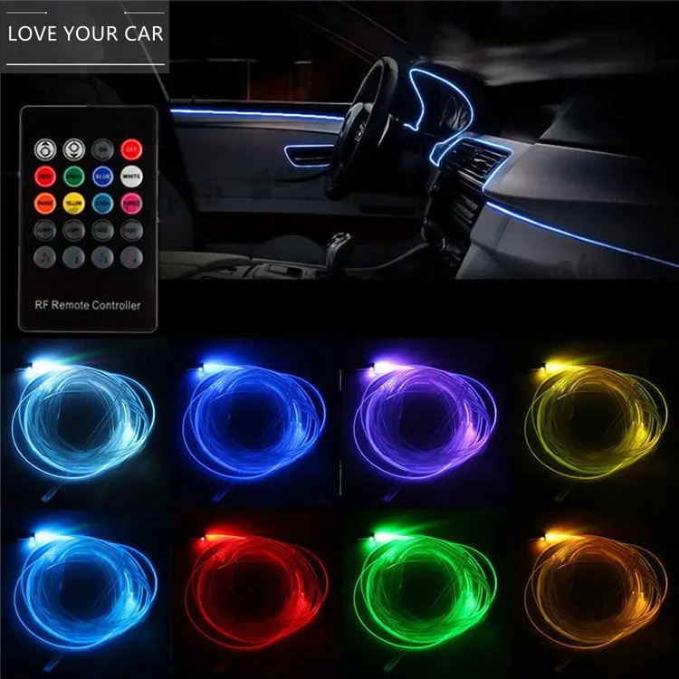 

Car modified LED atmosphere lights, atmosphere lights, colorful car interior lights, central control lights