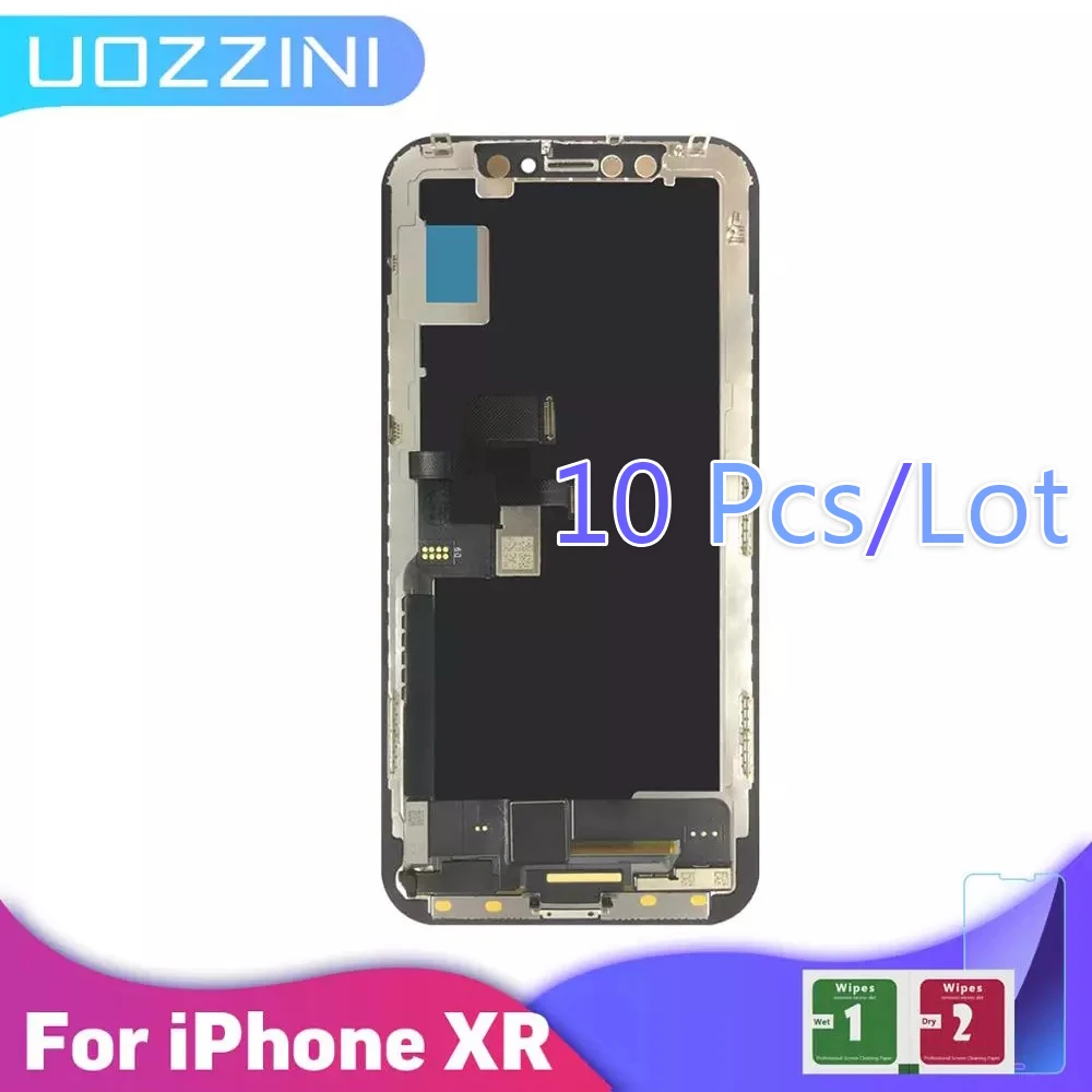 AAA +++ 10 шт. ЖК дисплей для iphone XR с 3D сенсорным дигитайзером в сборе сменный экран 100%