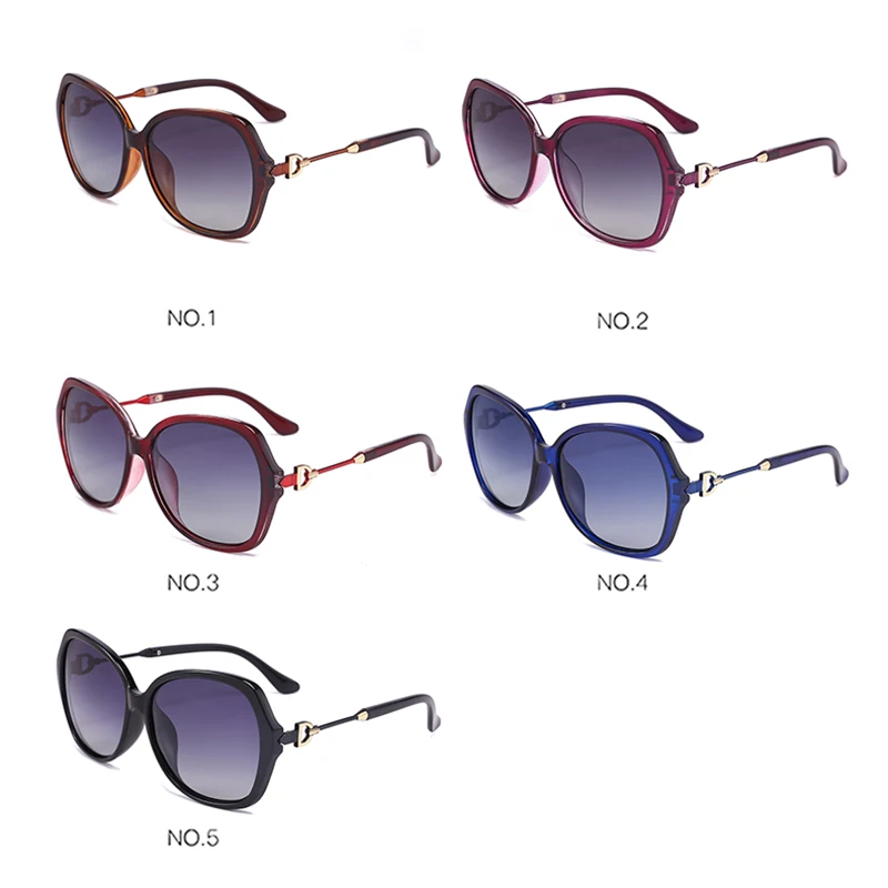 

KIYO Brand 2020 New Women Oval Polarized Sunglasses PC Classic Sun Glasses High Quality UV400 Driving Eyewear 9567