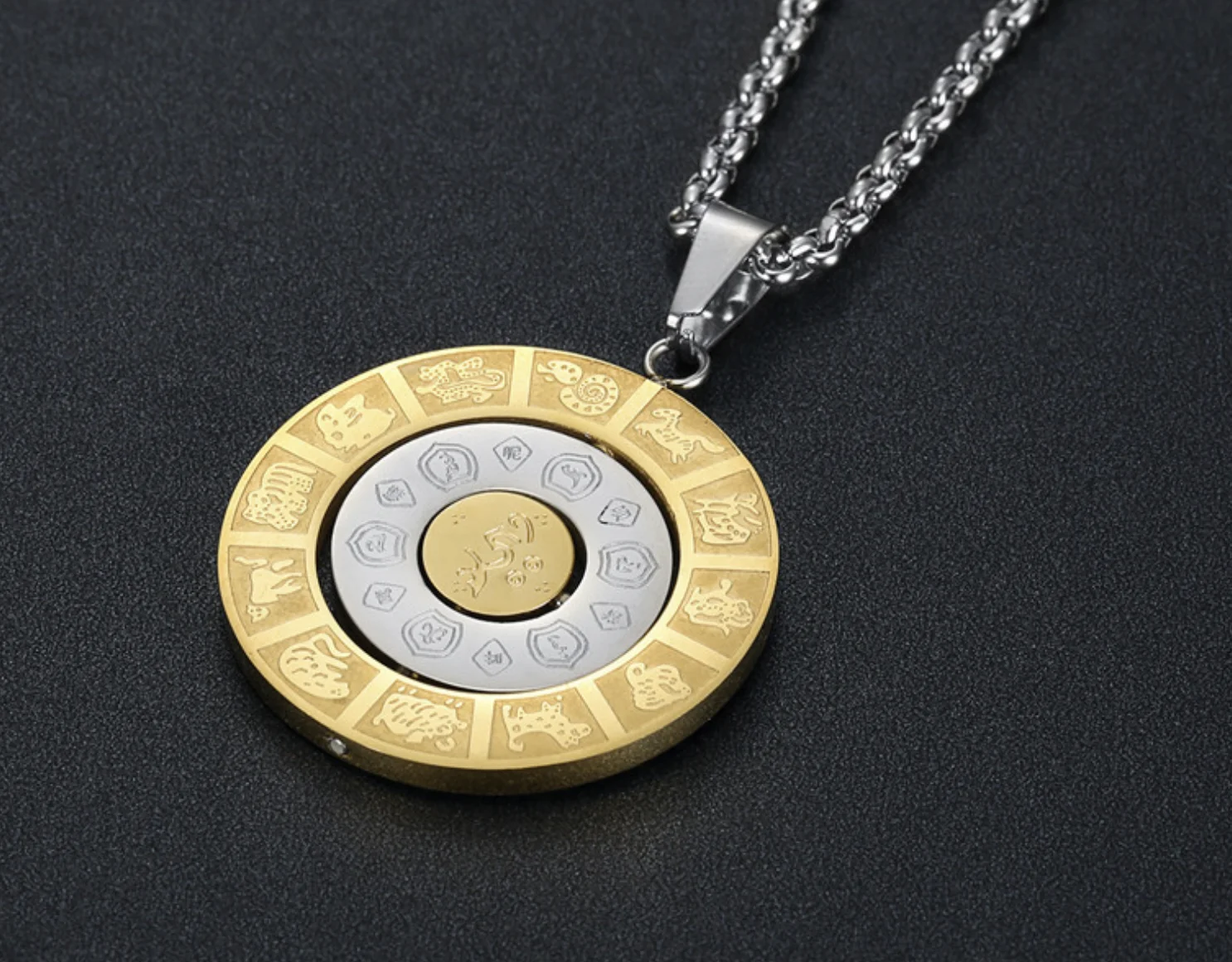 Модные ювелирные изделия поворотное ожерелье со знаком зодиака девять дворцов
