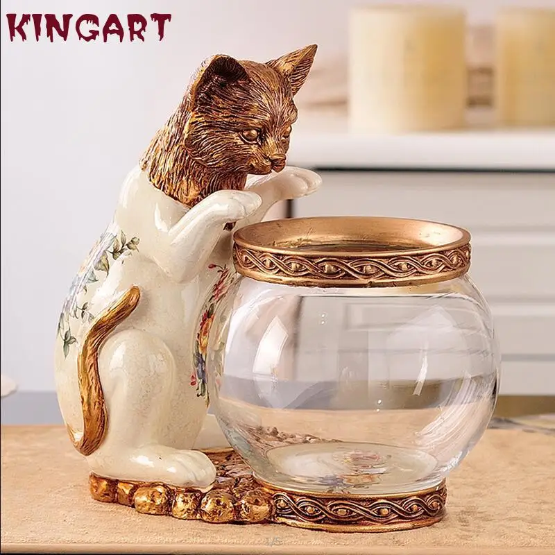 Американская пасторальная рыбалка кошка золотая рыбка аквариумная ваза