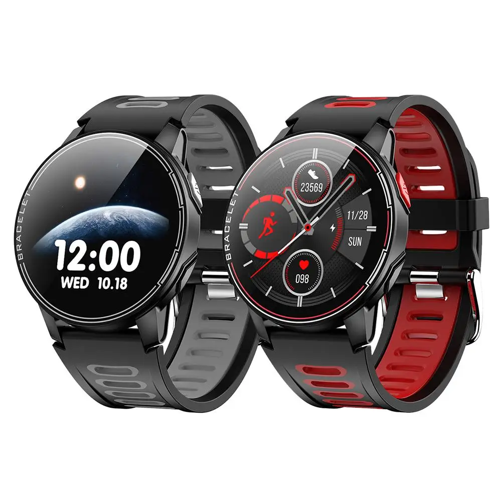 Водонепроницаемые Смарт-часы L6 IP68 фитнес-трекер пульсометр Whatch для мужчин и