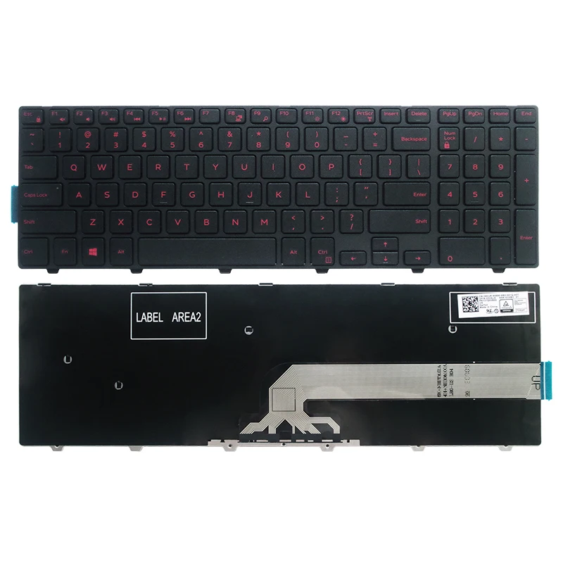 Keyboar US/UK/SP для DELL Inspiron 15 3551 3552 3541 3543 3542 3559 3565 3567 3558 5566 5748 5749 5755 5758 5759 подсветка|dell inspiron