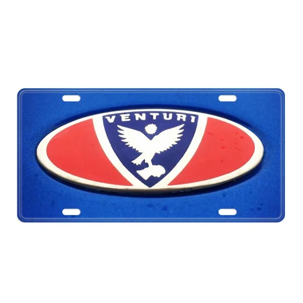 

Venturi Car License Vintage Metal Tin Sign Home Bar Decor