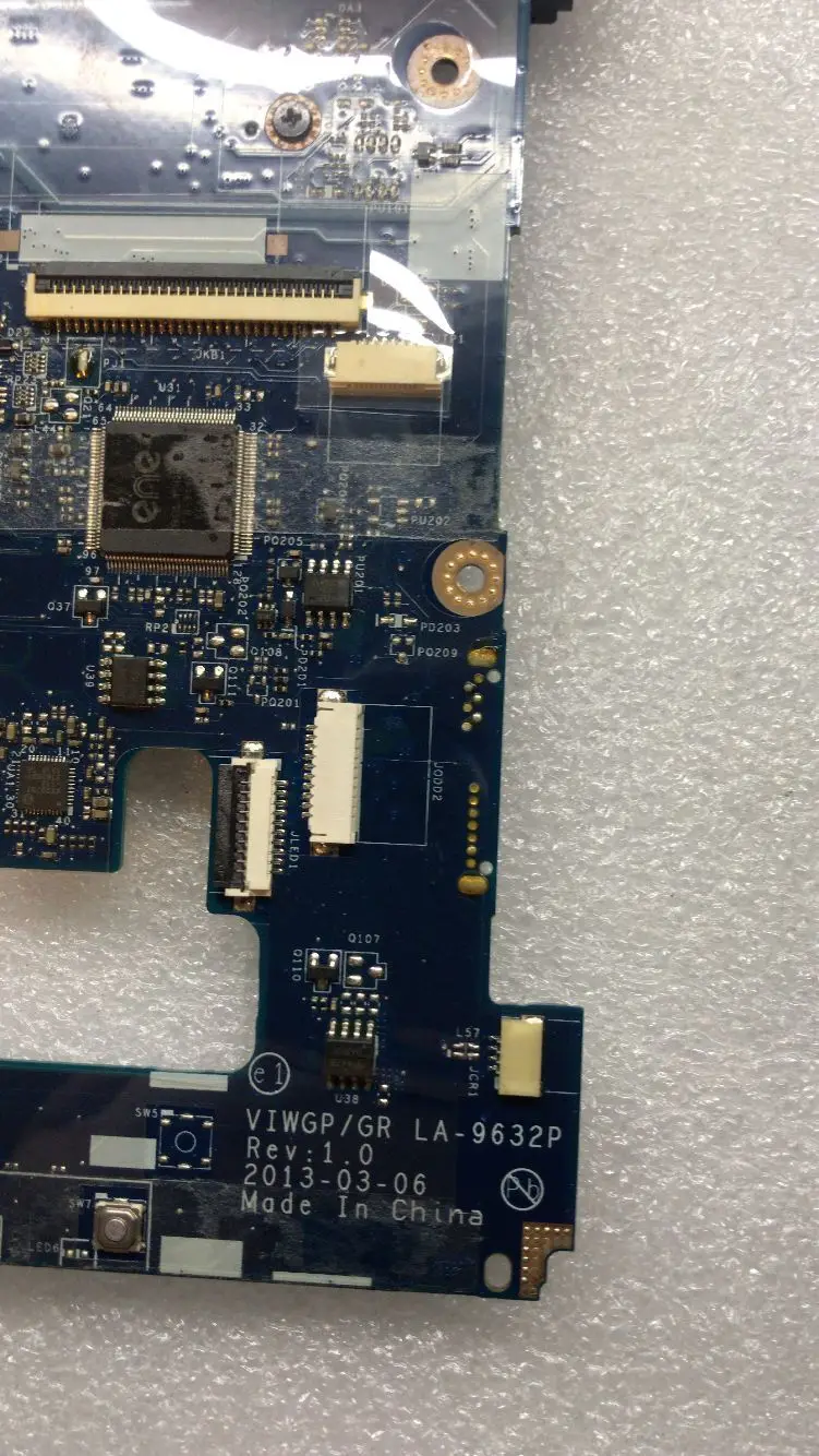 

KEFU VIWGP/GR LA-9632P Motherboard For Lenovo G500 Notebook Motherboard PGA989 HM76 DDR3 100% Test Work CPU Support I3 I5 I7