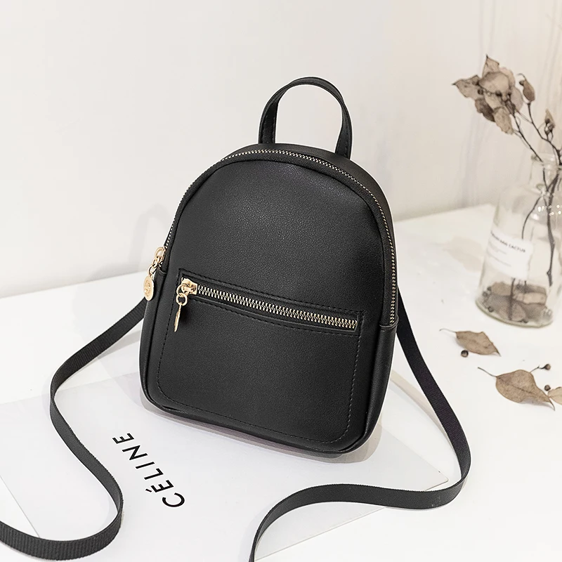 Женский мини рюкзак из искусственной кожи Модный маленький школьный для девочек