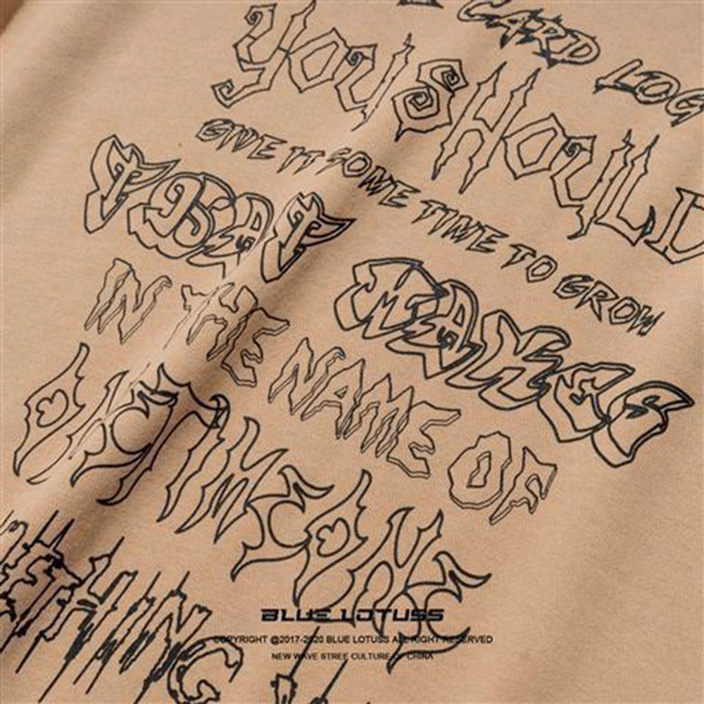 

Gothic Street Style Hoodies Women Letter Print Sweatshirt Korean Fashion Black Khaki Oversized Pullover Schoolgirl Tops