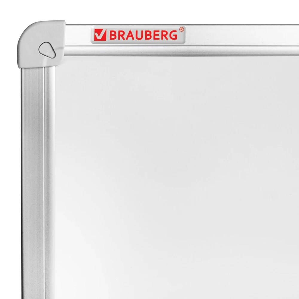 Magnetic marker board Brauberg Standard aluminum frame 10 years warranty Russia for drawing writing stationery | Канцтовары для