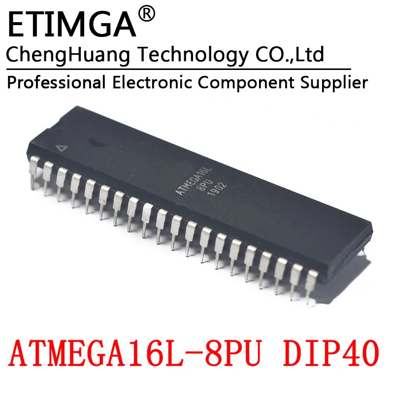 ATMEGA16L-8PU DIP-40 AVR/8 бит микрокомпьютер чип 16K флэш-память | Электронные компоненты и
