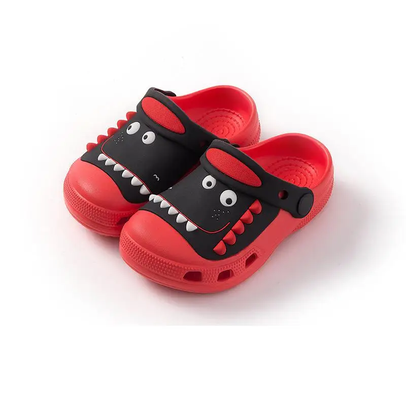 

2-18y Kids Mules & Clogs Summer Baby Toddler Boys And Girls Sandals Cartoon Dinosaur Slippers Children's Garden Shoes H19