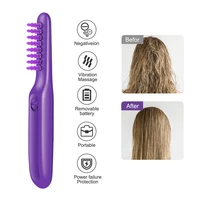 electric detangling brush hair comb wet dry hairbrush scalp massage tangle barber hairdressing tools electric detangling brush