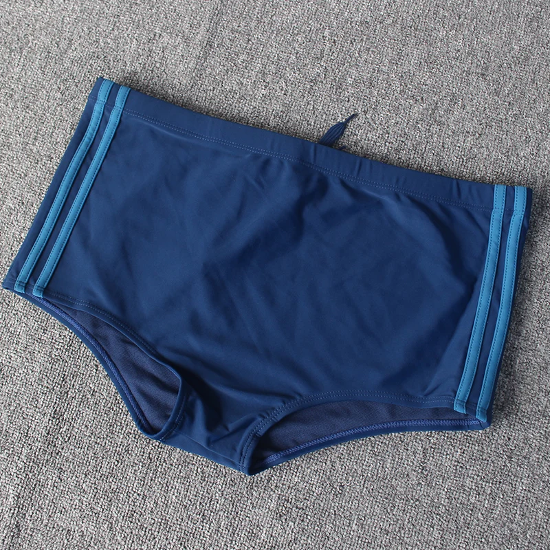 Мужские синие быстросохнущие Плавки размера плюс тренировочные спортивные