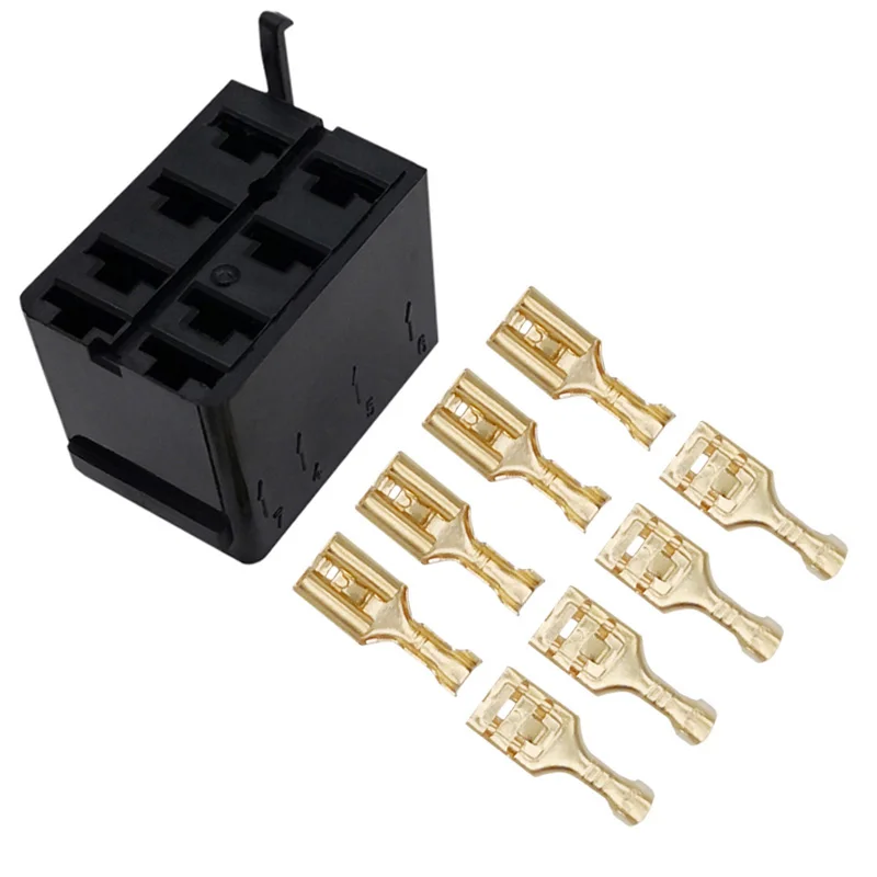 6 3 мм 8 шт. женский стержни лопаты соединителей провод разъема для генератора