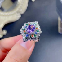 2018 real special offer casualsporty prong setting anniversary 925 amethyst ring women fashion jewelry j0608011agz