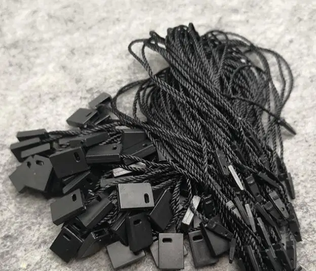 Бирки веревка подвесная шнуровка багажная веревка зонтик шнуры - Цвет: black