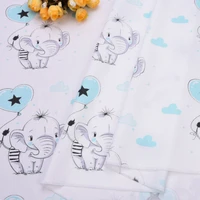 printing child clothing cotton fabric kids patchwork textile cloth diy sewing quilting seasons sheets material