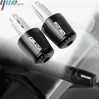 motorcycle accessories 78 handlebar grips handle bar cap end plugs for honda logo cbr125r cbr125rr 150r 125r cb125r1250r