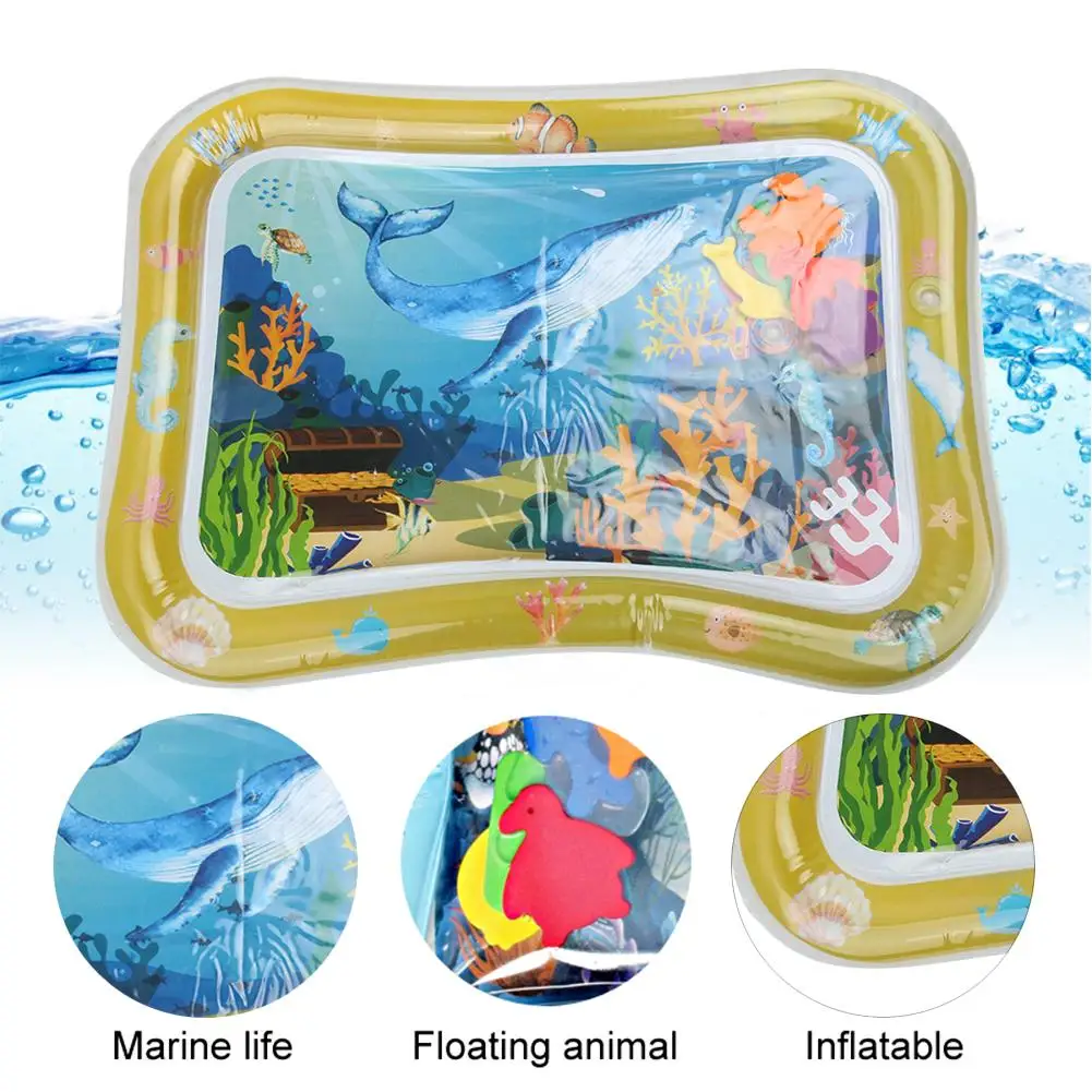 Kids Children Cartoon Whale Marine Animal Inflatable Interactive Water Play Mat | Игрушки и хобби