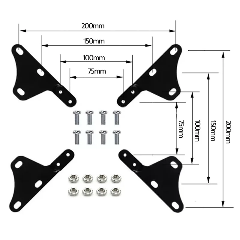 VESA Hole Distance Extender Accessory Display Bracket Size Adapter Plate Extend upto 200*200mm | Электроника