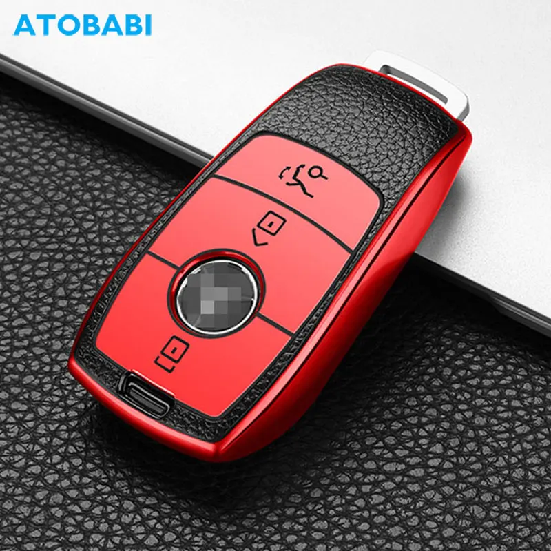 

TPU Car Key Case For Mercedes Benz E S C Class E200 E300 E350 E400 E63 S450 S550e S560 S63 S65 W213 3 Buttons Smart Remote Cover