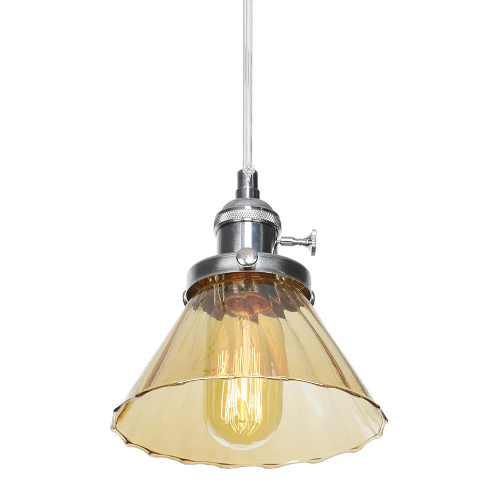 American Style Adjust Pendant Lights LED Edison Retro Hanging Lamp Loft Decor Glass Switch Dining Room Home Lighting Luminaire | Лампы и